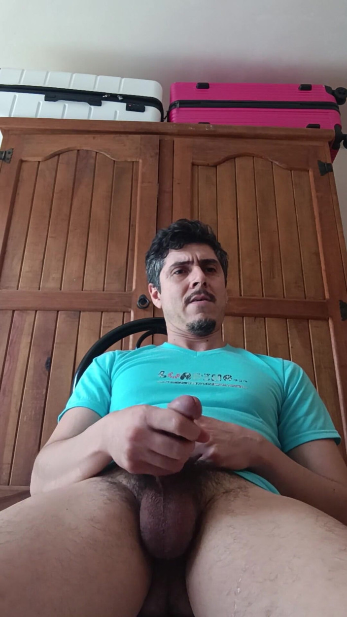Tabasco Jake: Masturbating My Big Cock to Videos