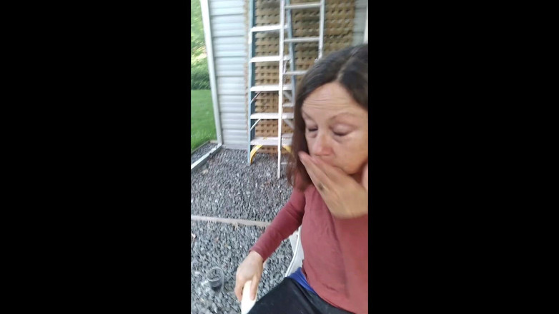 Candi Annie: Garner pozdravil Needy Cum Toužící po staré dámě Candi Annie...