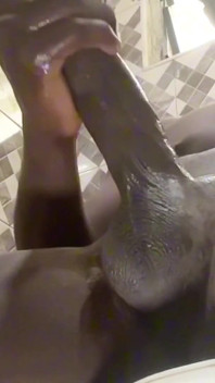 Part 1 BBC Public Washroom Deep Jerking off Orgasm