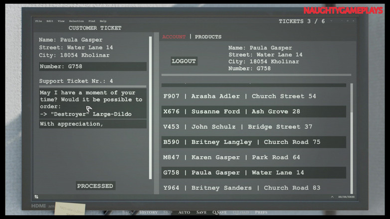 Naughty gameplays: Awek saya sukakan gari (bahagian 01) - oleh 395games