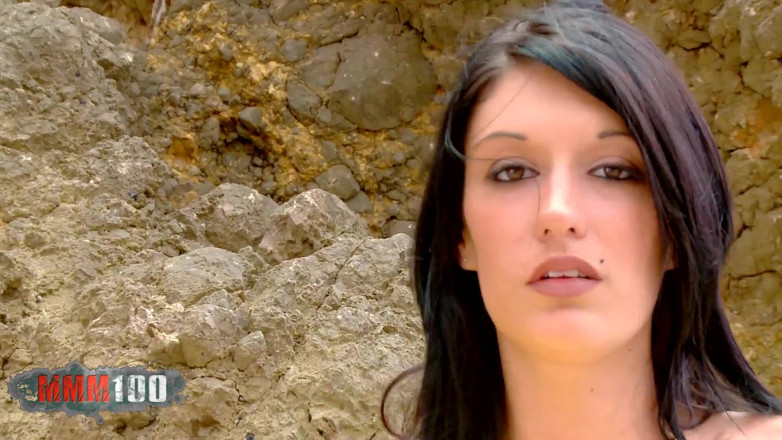 MMM100: Kenza Suck: Great Petite Brunette Kenza Suck Getting Naked in...