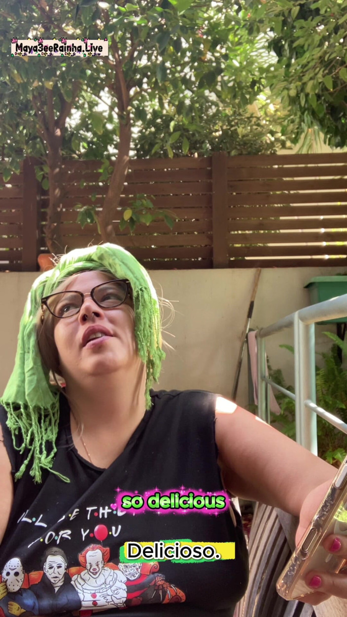 Goddess Maya3ee Rainha: Morning Outdoor Smoking Ritual - BBW Brazilian MILF Goddess