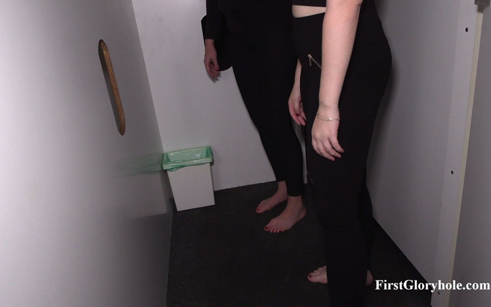 First Gloryhole: 18歳のウィクセンと熟女熟女ジンジャー - 夜の最後の男