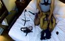 Smash Thots Films: Overhead Shot of Ebony Neko Slut Little Bleu J Tied...