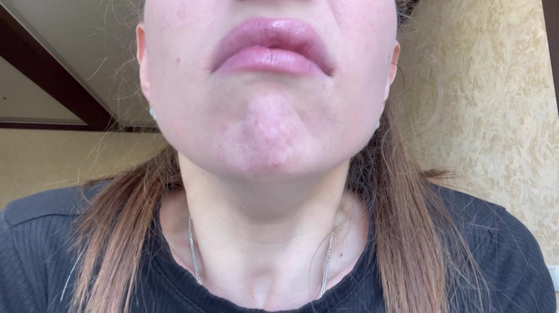 Hottie goddess: Close up &amp; personal: ajaib ludah, lendir &amp; tenggorokan pov