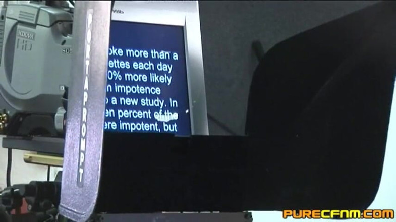 Pure CFNM: Newsreader ansiktsbehandling