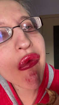 Giantess Big Lips Big Eyeglasses Asmreating Snickers Protein Bar