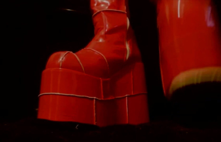 The Goddess Simone: Gothic trample cock boots