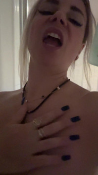 Fuck My Ass Deep with Your Big Cock! I Like It When I'm a Dirty Blonde and Moan Loudly!