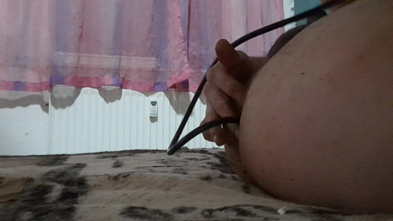 Cook Balls and Anal Player: Großer monsterpumpen-dildo