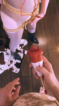 Shibari, Fucking and Cum on Ass