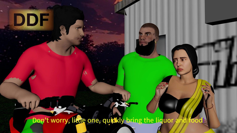 Dark desi fantasy: S5_ep_07 Desi Chubby Pooja Bhabhi and Monster