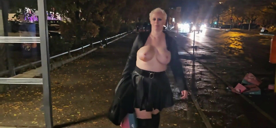 UserBitch1: Topless Through Berlin