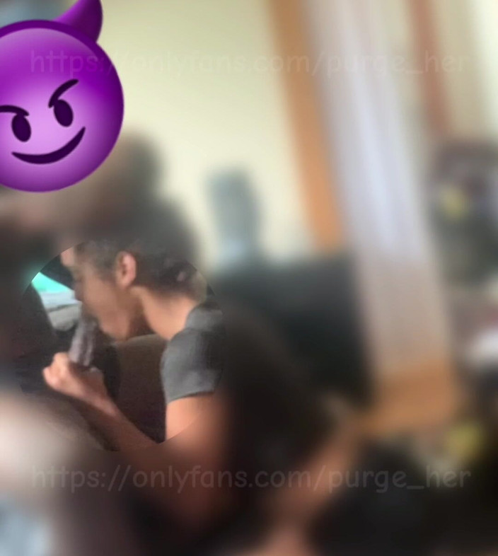 Purge_her: Její přítel ji přistihl, jak kouří mého ptáka