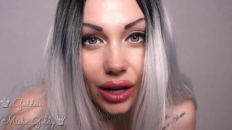 Goddess Misha Goldy: ASMR和眼神交流！被迷了，不允许射精！