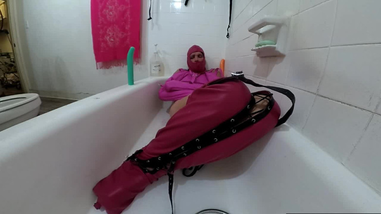 Lizzy Yum: Lizzy Yum BDSMストレートジャケット術後猫オナニー