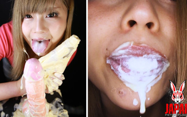 Japan Fetish Fusion: Verrückt nach Mayonnaise unordentliche Fantasie mit Kaede Futaba