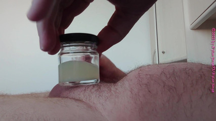 Carmen_Nylonjunge: Сперма в нейлонжунге в склі 1