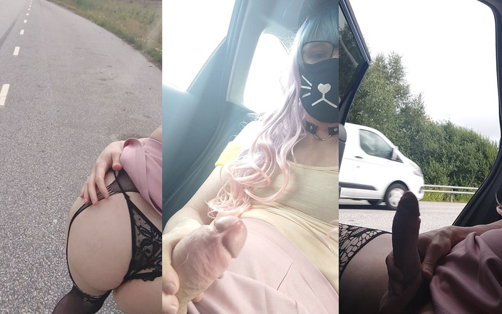 Miolee: Exhibition de trafic risquée et éjaculation énorme