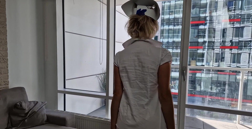 Wanilianna: 페티쉬 간호사의 속박. 음란한 페티쉬 간호사로 출연한 Wanilianna