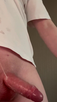 Hot Guy in White Socks Jerks off His Wet Cock After School