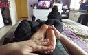 Foot Fetish HD: Sexy Petra touches him with her feet