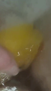Banho quente com arbusto peludo quente super cabelo comprido
