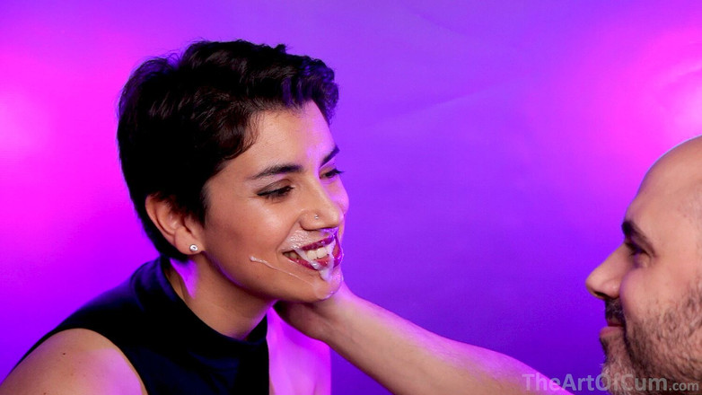 TheArtOfCum: Cumarthd - mamada romántica y semen en los labios!