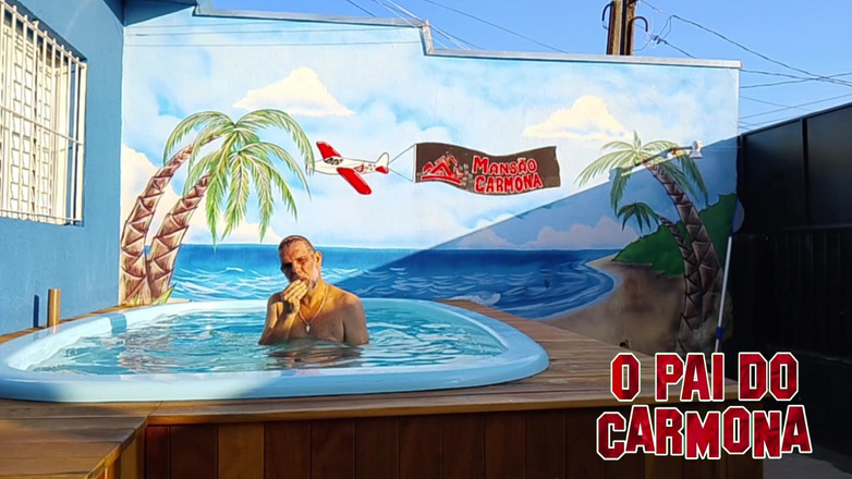 Carmona's father: Opaidocarmona geniet van een zwembad en wil een kont neuken