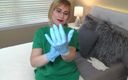 Morrigan Havoc: Nurse tries on exam gloves