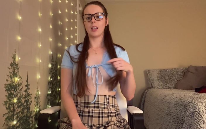 Nadia Foxx: Cute Horny Student in Glasses Confronts You About Why You&amp;#039;ve...