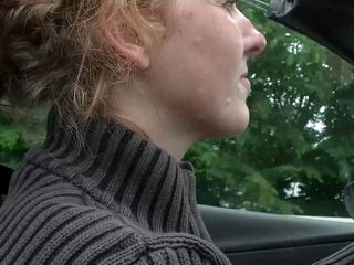 Public Entertainment: Ramming blonde mature in the car