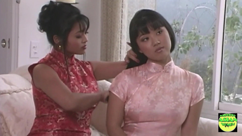 Naughty Asian Women: Asian Girl Watches in Disbelief as She Receives Two Big...