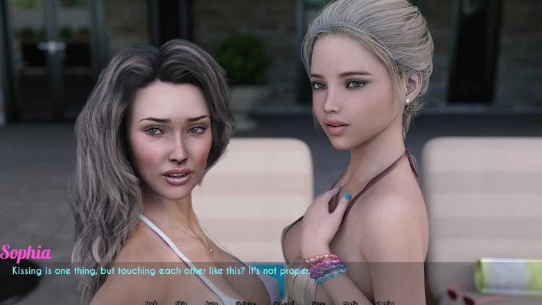 Johannes Gaming: AWAM #40 Kissing Sophia Breast and play with nipple's
