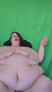 SSBBW Stripping on Her Office Chair