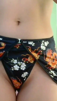 Beautiful Skinny Girl with a Big Sexy Butt Showing off