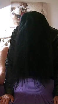 Crotchless Jeans POV Surprise. Riding, Double Creampie and Cum Eating
