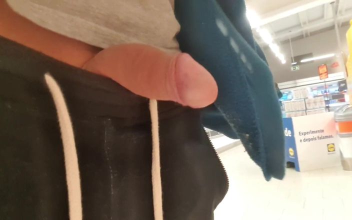Arg B dick: I Love Showing off my Dick in the Supermarket almost...