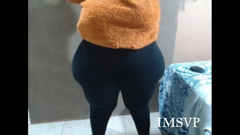 Big black clapping booties: jack off to my gigantic bbw ass changing clothes, episode 4