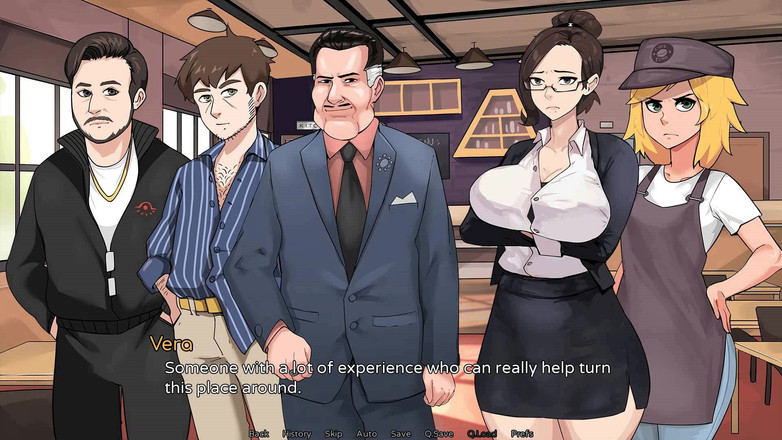 Futavision: Hazelnut latte: waria gemuk rambut pirang - episode 16