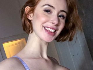 LustFeed: Lenina Crowne a pale redhead with huge tits makes a...