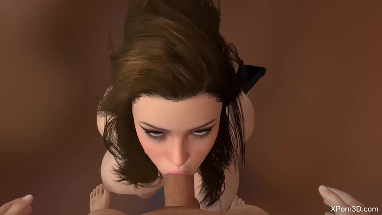 The Scenes: Горячий минет, трах сисек и рта грудастой крошки-блондинки