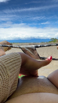 I Like to Touch Myself Until I Reach Orgasm on the Beach While Being Watched