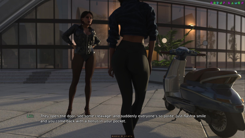 Porny Games: Suzie iki yalamalı fırınla yapabilir - büyük şehirdeki ilk gece, macera başlıyor 1
