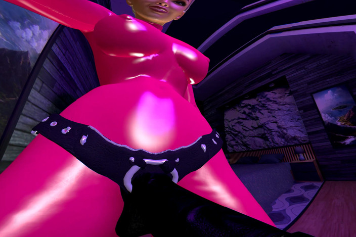 SwitchViewVR: Dewi lateks membawa awak dalam tiga posisi - pov wanita