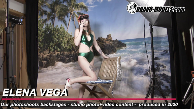 Bravo Models Media: 377 фотосесія за лаштунками Elena Vega для дорослих