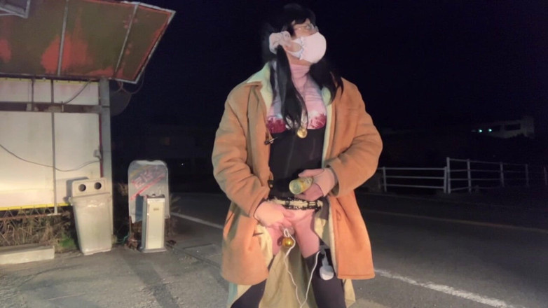 megu2002: 야간 전화 부스와 자판기에서의 자기주교육 No39 노출