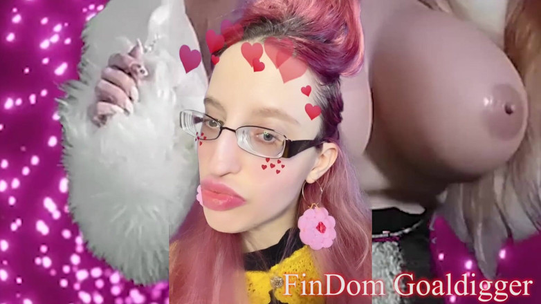 FinDom Goaldigger: Sevimli sürtük kız dönüşümü