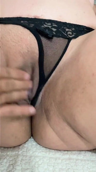 Stepmom Dreaming of a Dick While Her Kinky Stepson Fondles Her Huge Pussy