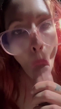 Nerdy Alt College Babe in a Mini Skirt Gets the Creampie She Deserves